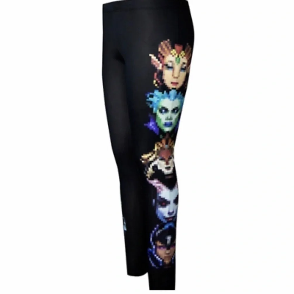 𝅺WELOVEFINE Dota 2 Hero Pixel Leggings New